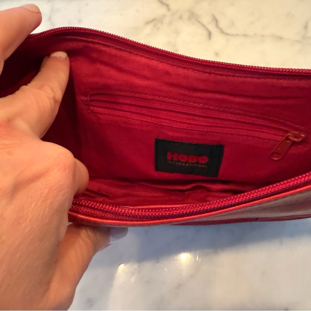 HOBO Vibrant Red Leather Bag - Picture 6 of 6